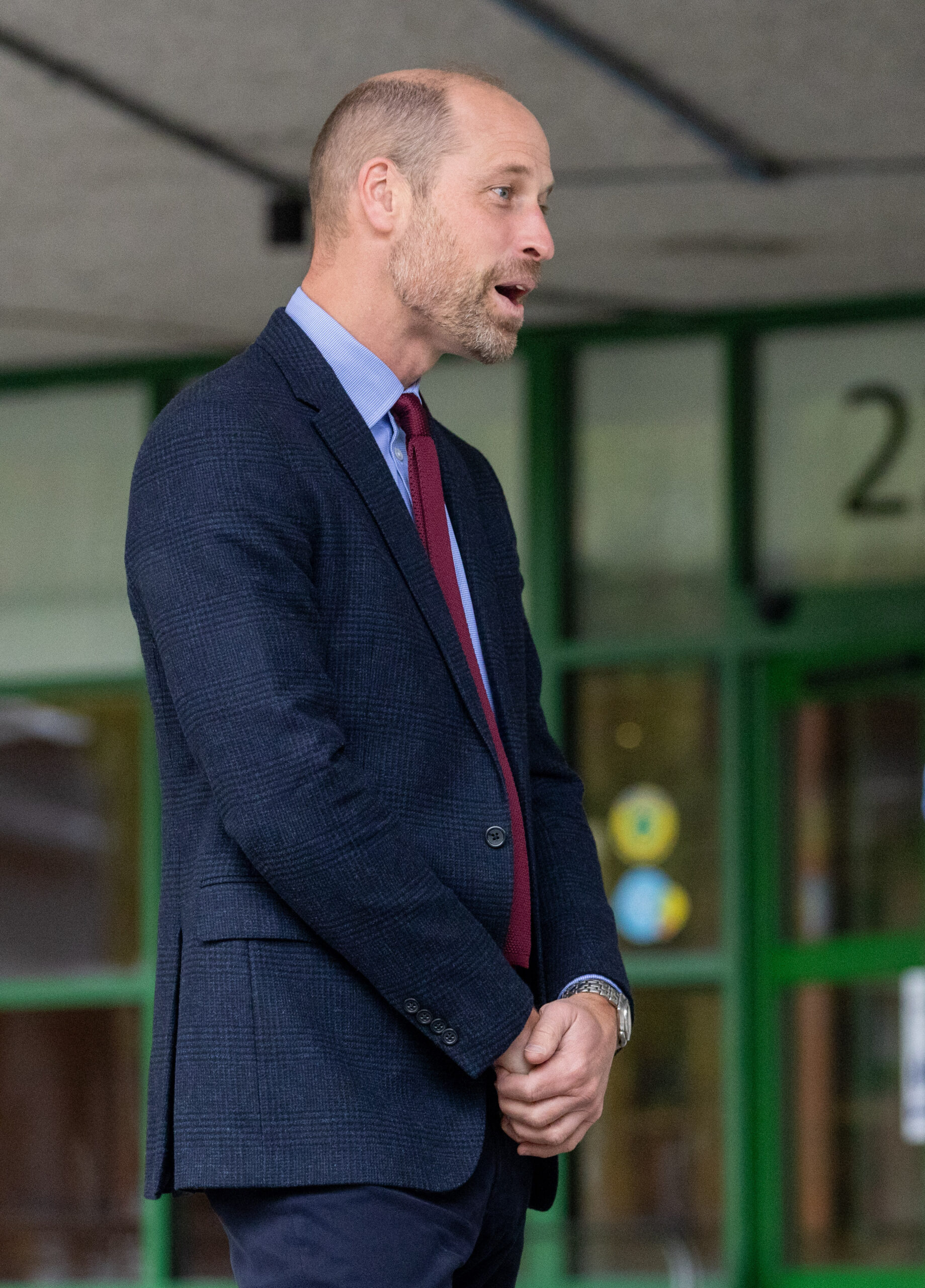 Prince William smiling