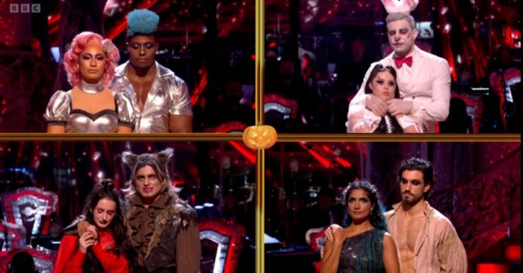 The bottom four on Strictly Come Dancing