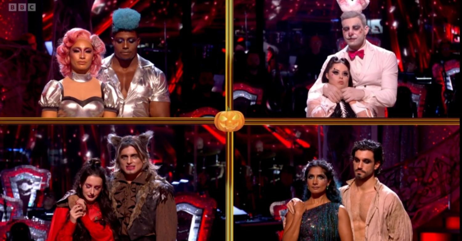 The bottom four on Strictly Come Dancing