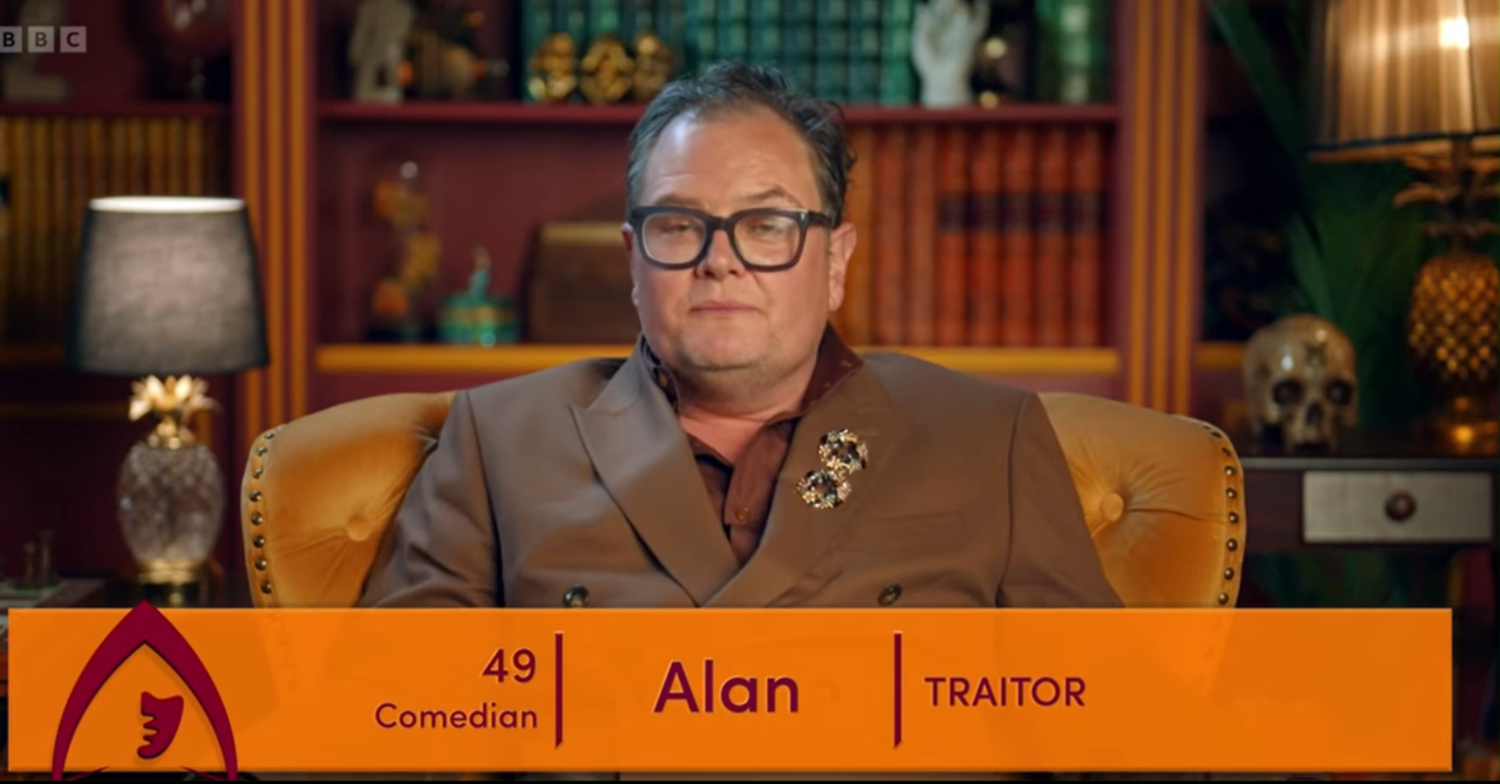 Alan Carr on Celebrity Traitors