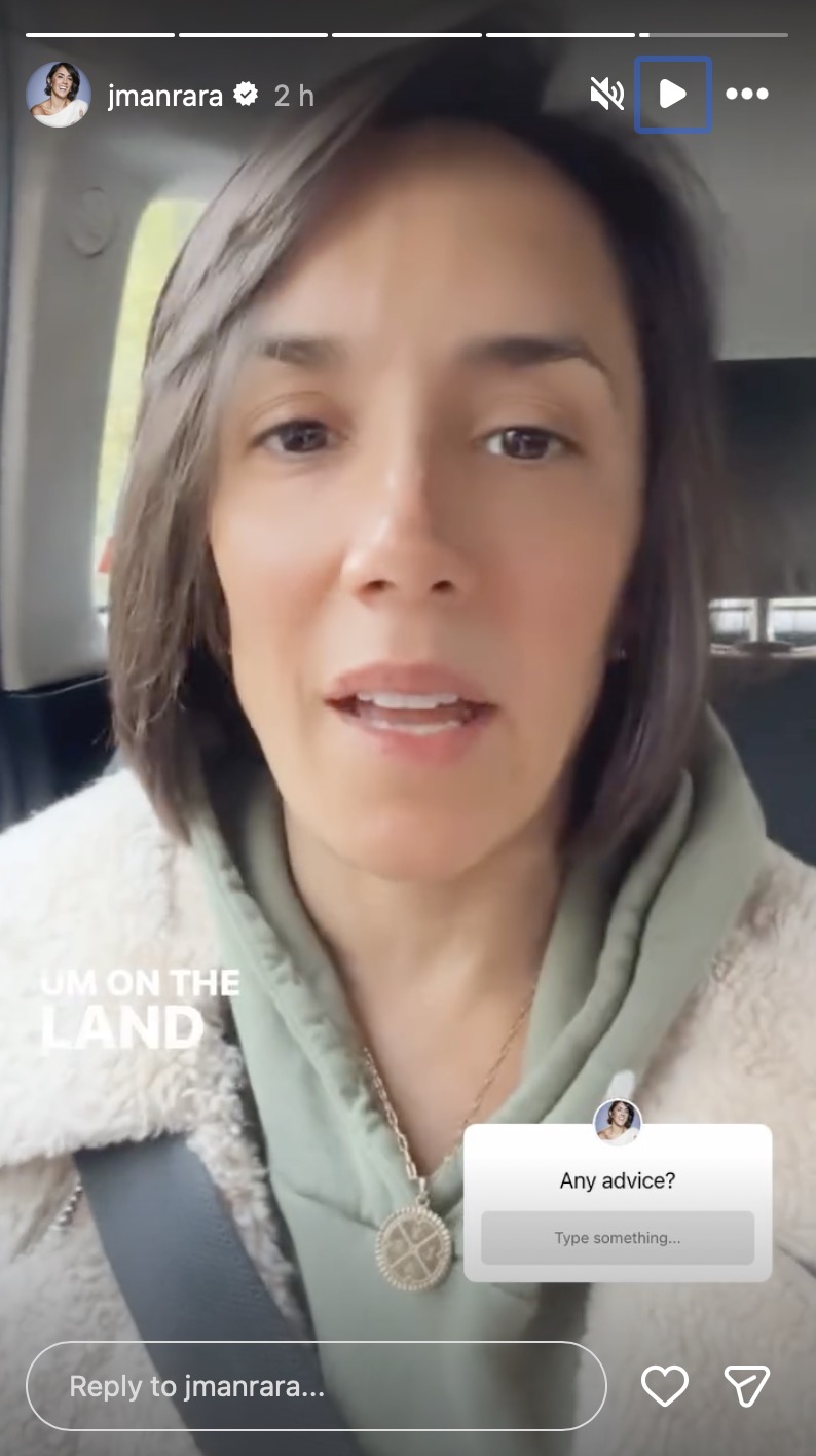 Janette Manrara Instagram Story