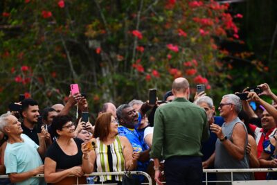 Prince William meeting locals in Brazil