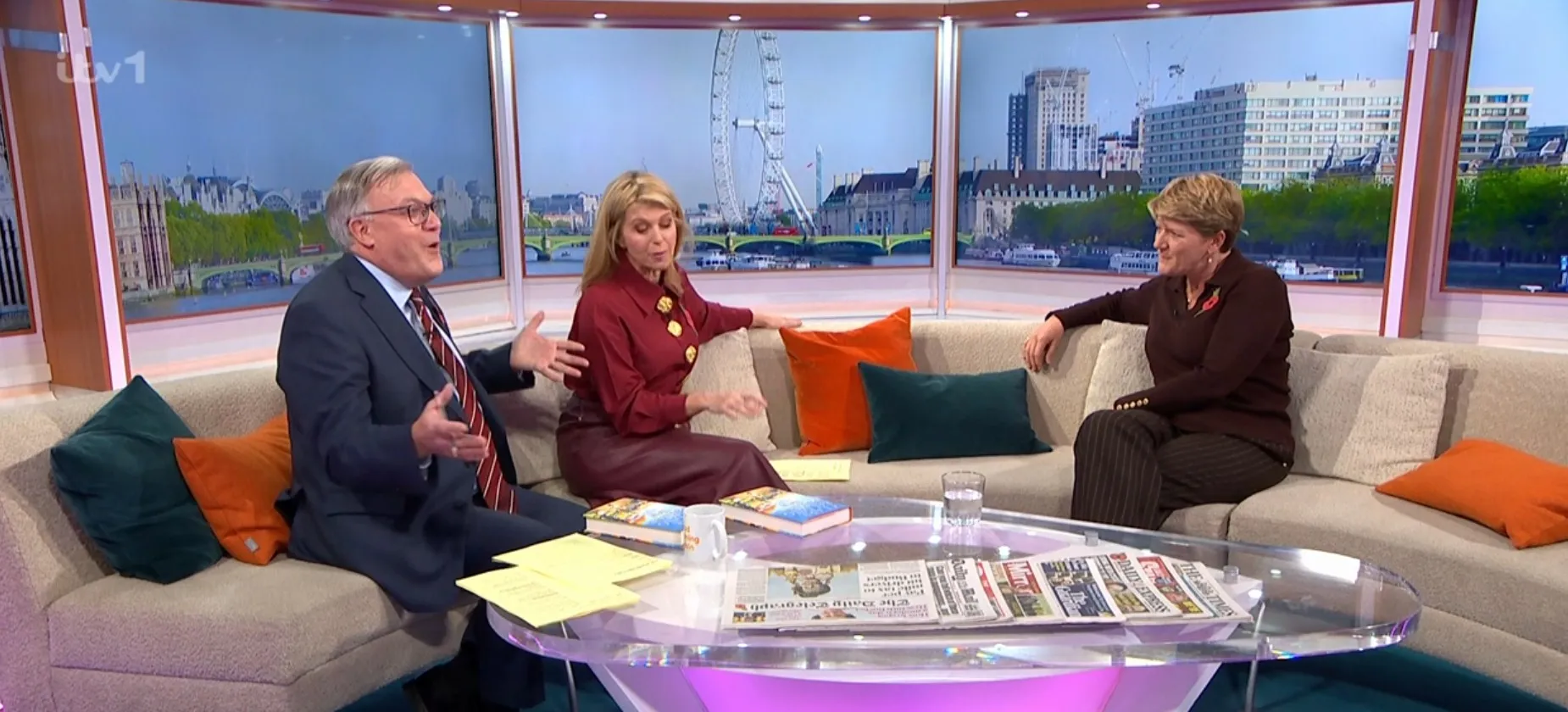 Kate Garraway and Clare Balding on GMB