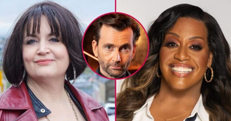 Ruth Jones, James Blunt, Davina McCall and David Tennant