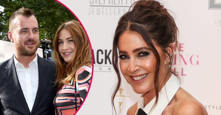 Lisa Snowdon and fiancé George Smart