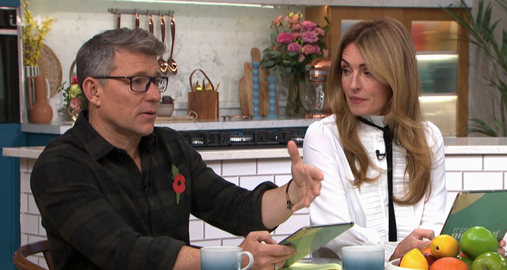 Ben Shephard and Cat Deeley speaking on This Morning