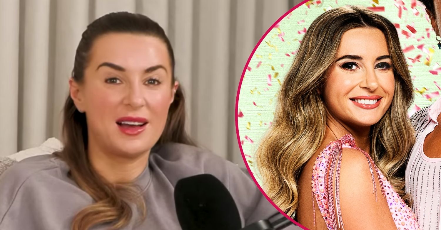 Dani Dyer looking serious