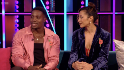 Harry and Karen on Strictly It Takes two