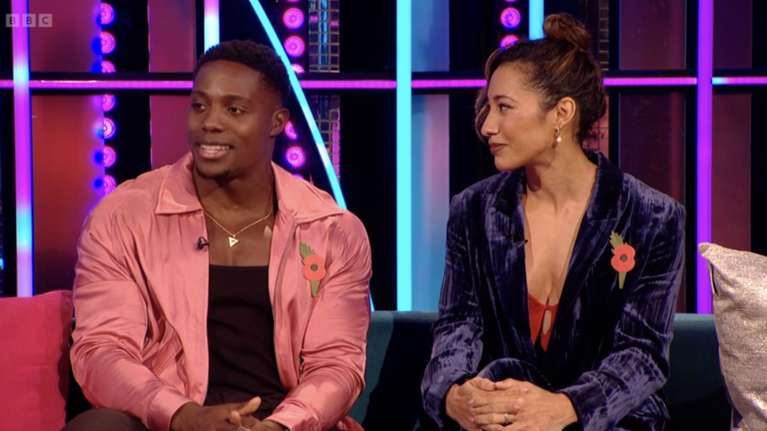 Harry and Karen on Strictly It Takes two