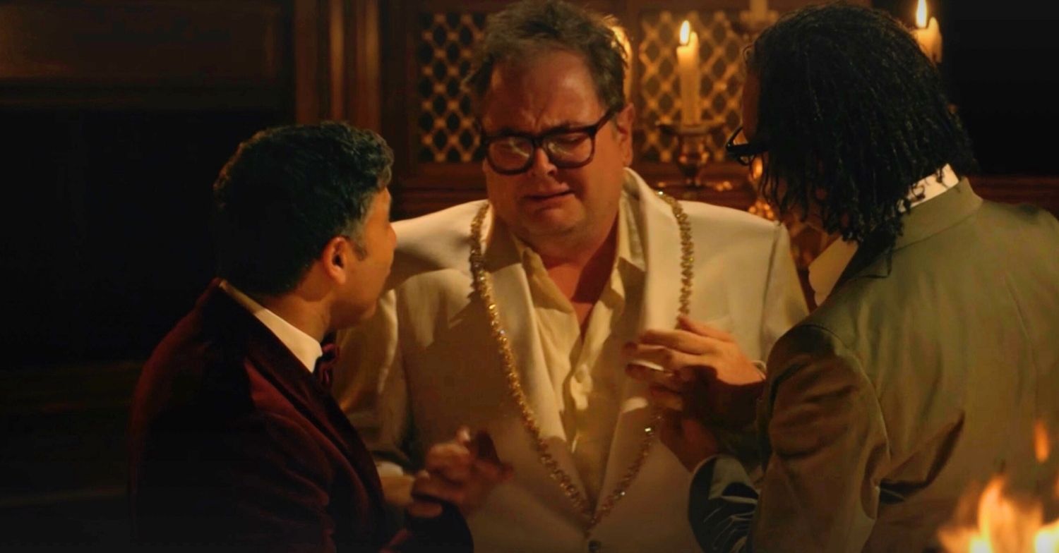 Alan Carr crying on Celebrity Traitors