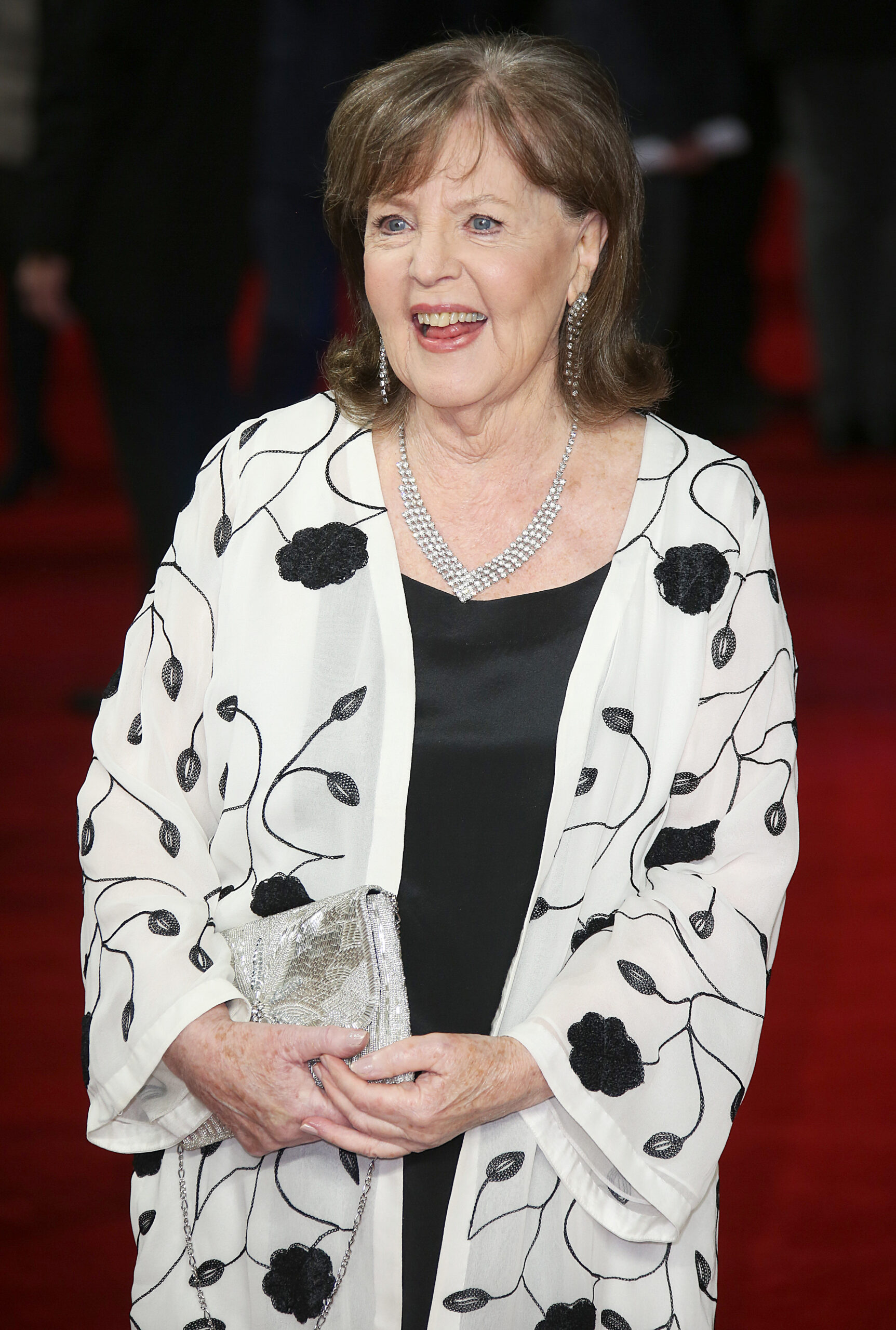 Pauline Collins at red carpet 