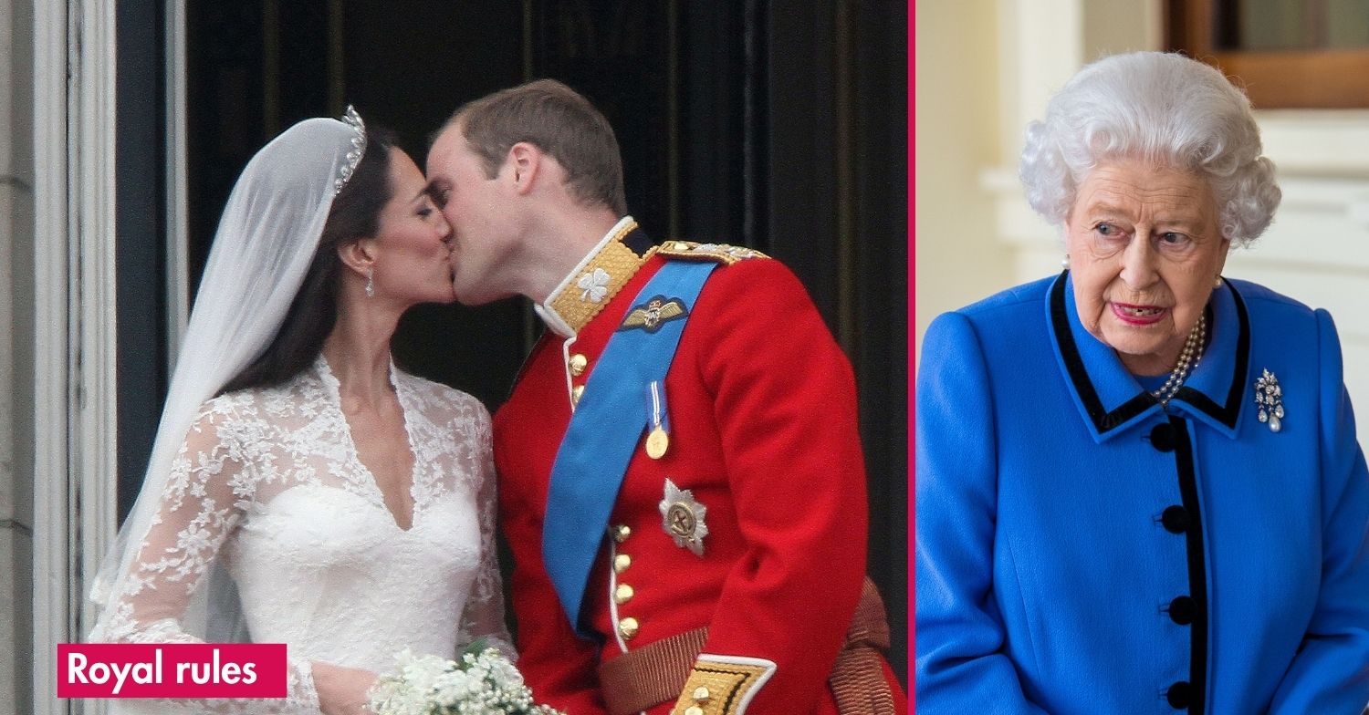 Royal law Prince William and Kate Middleton had to obey from Queen Elizabeth before their wedding