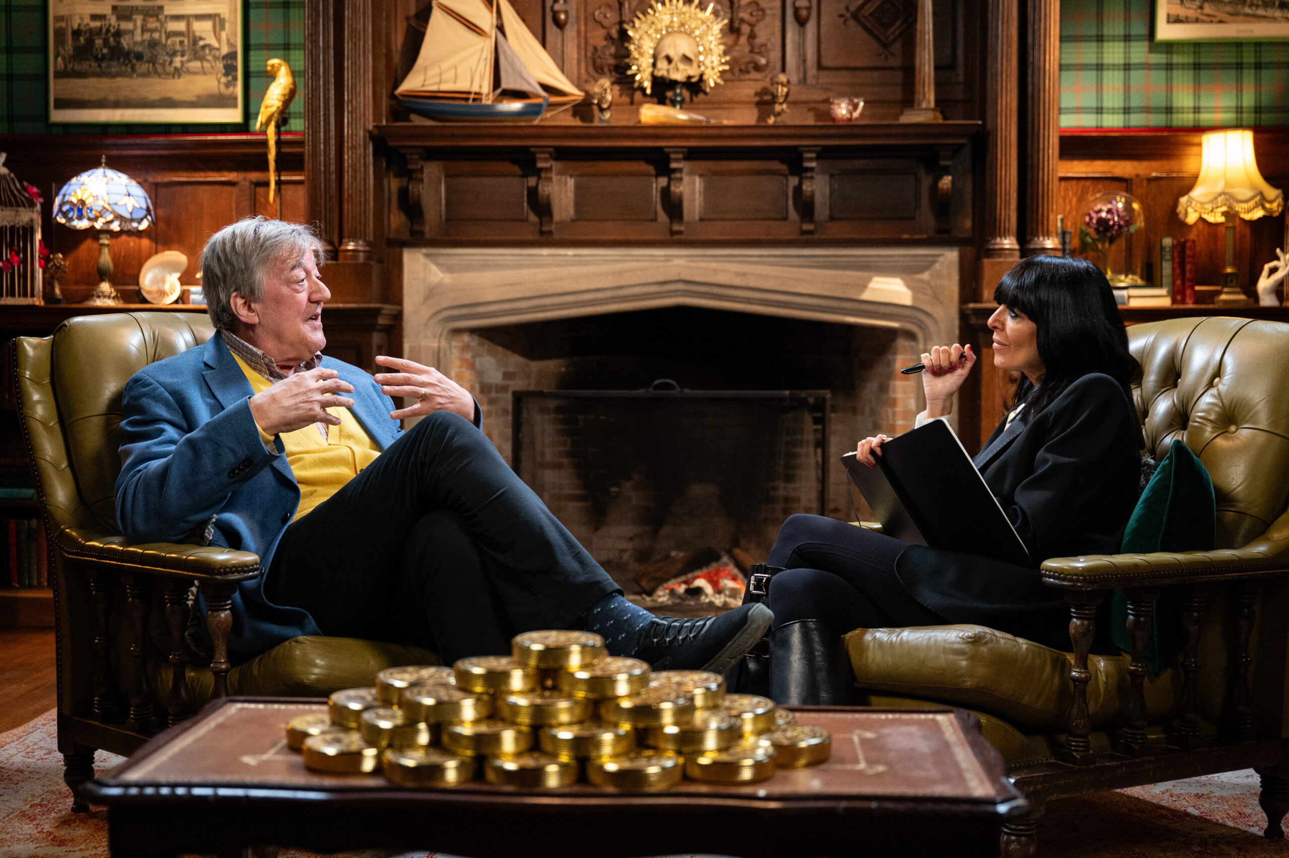 Stephen Fry on Celebrity Traitors 