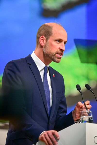 Prince William giving a speech