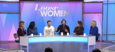 Sam and Pete on Loose Women panel