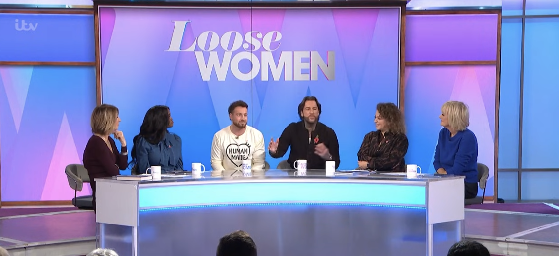 Sam and Pete on Loose Women panel