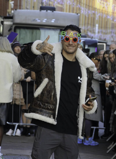 Gorka Marquez wearing Blackpool glasses