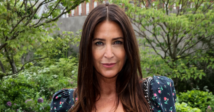 Lisa Snowdon looking to camera straight faced