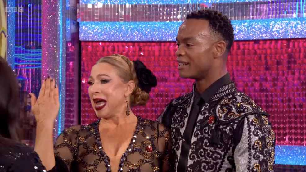 Alex Kingston emotional on Strictly 
