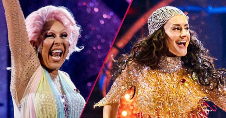 La Voix and Amber in Strictly Come Dancing