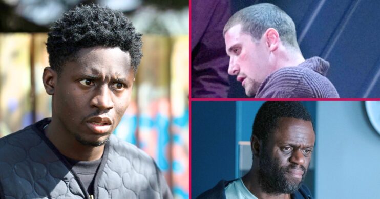 Composite image of Okie, Harry and Kojo (Credit: BBC/Composite: ED!)