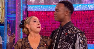 Alex Kingston and Johannes Radebe on Strictly