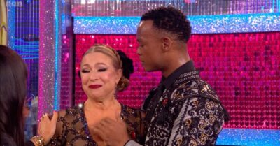 Alex Kingston and Johannes Radebe on Strictly