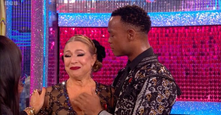 Alex Kingston and Johannes Radebe on Strictly