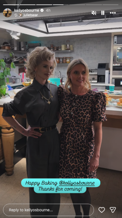 Kelly Osbourne and Juliet Sear this week