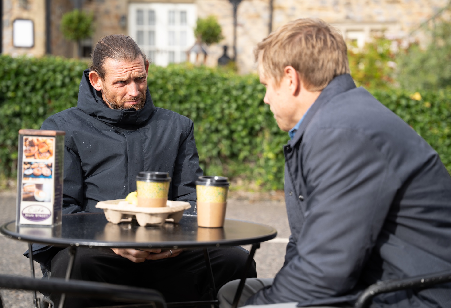 Kev gives Robert a warning, but what does he know? (Credit: ITV)