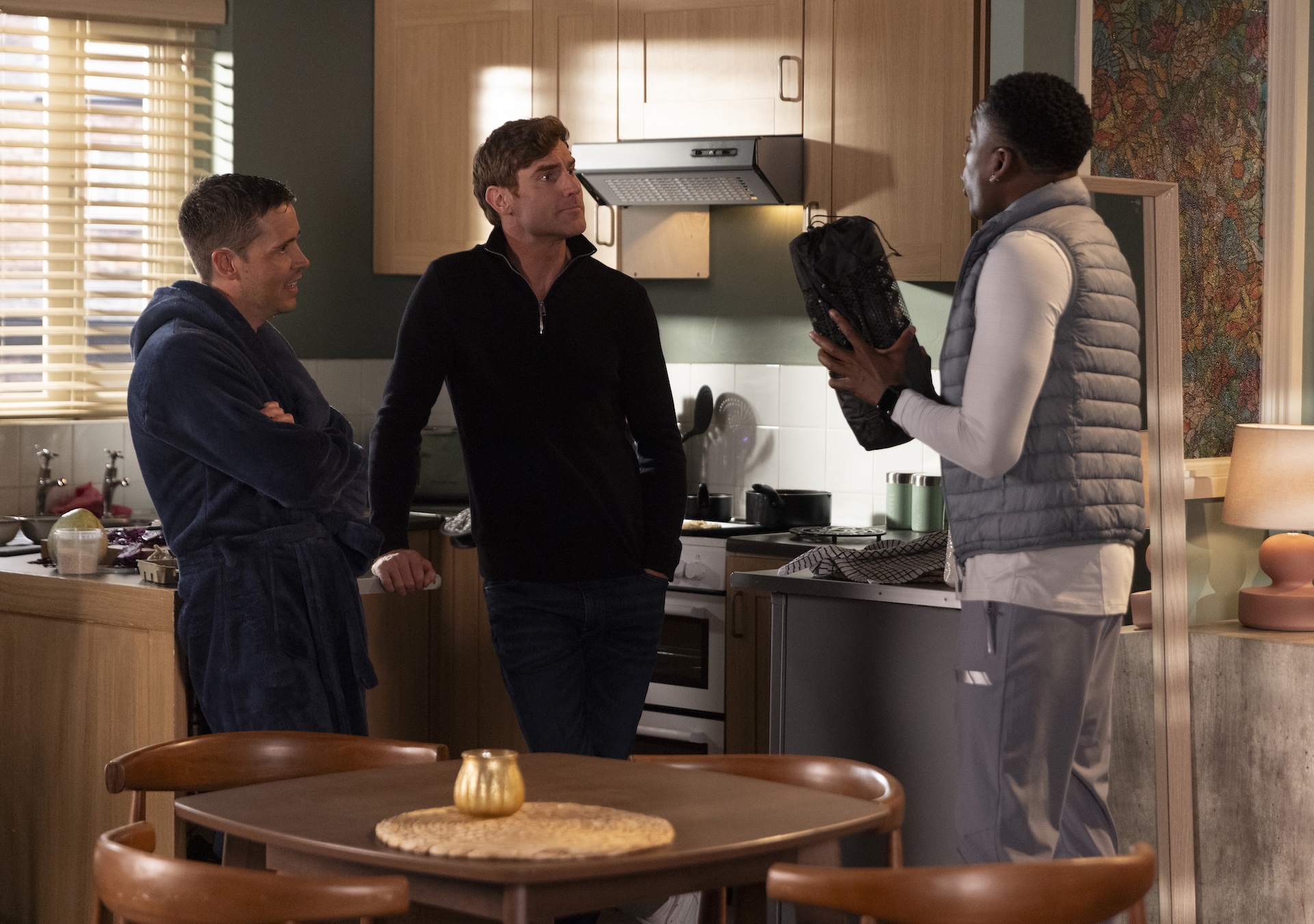 Theo, Todd and James talking