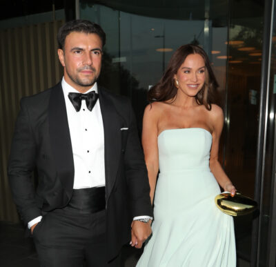 Ercan and Vicky walking hand-in-hand