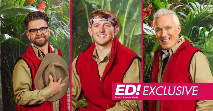 ED comp: Jack Osbourne / Angryginge / Martin Kemp on I'm A Celebrity promo pics