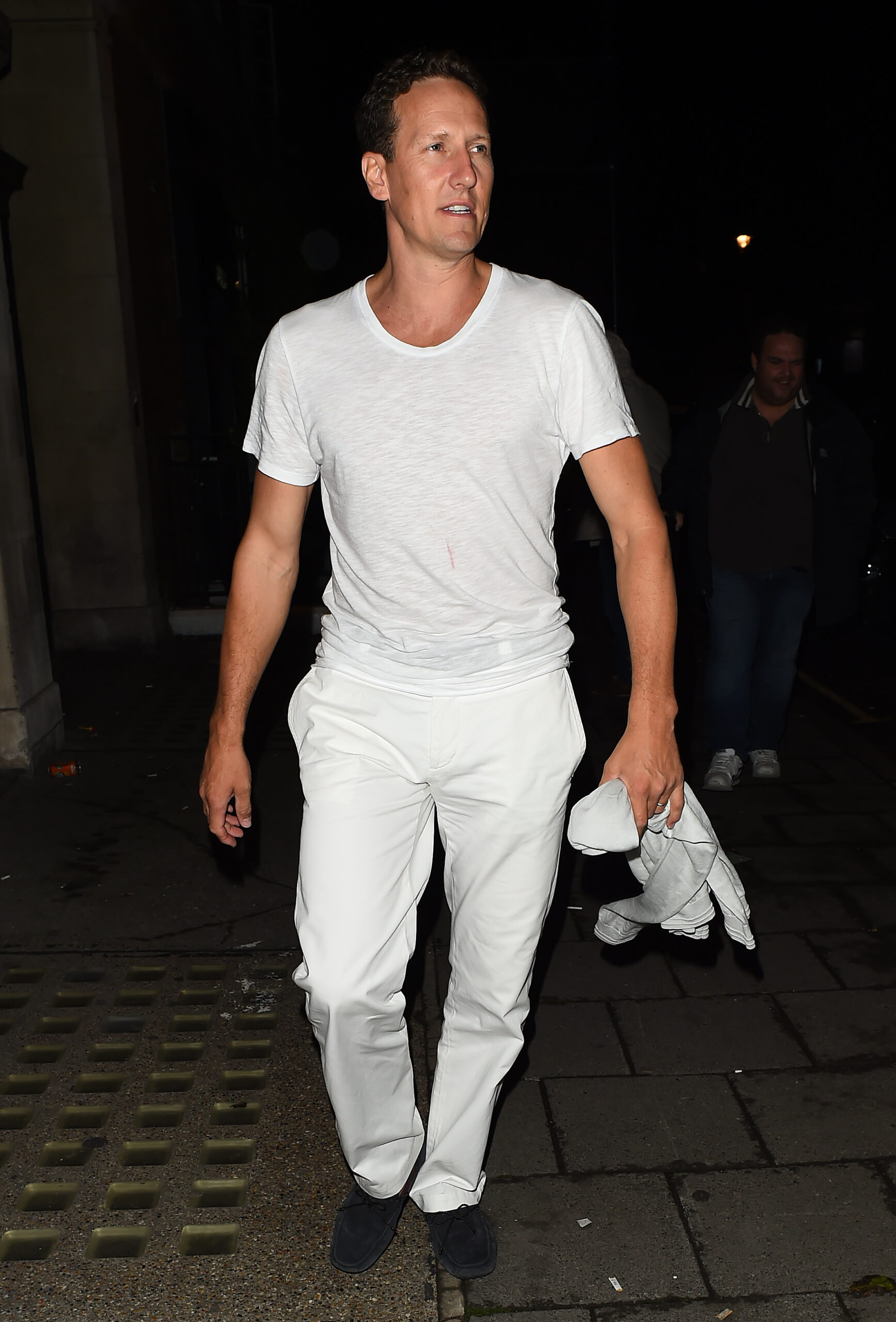 Brendan Cole walking