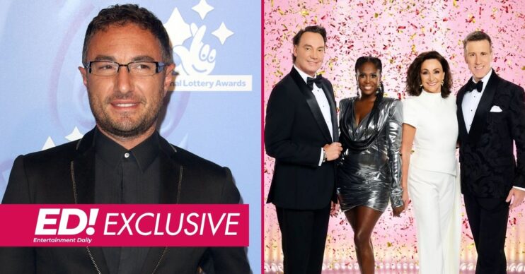 Vincent Simone smiling / Strictly judges