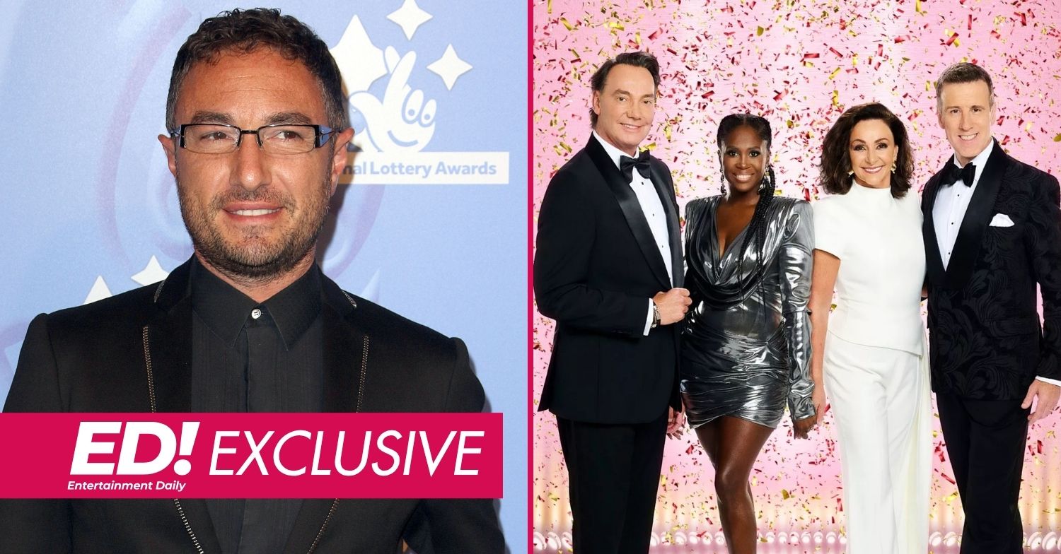 Vincent Simone smiling / Strictly judges