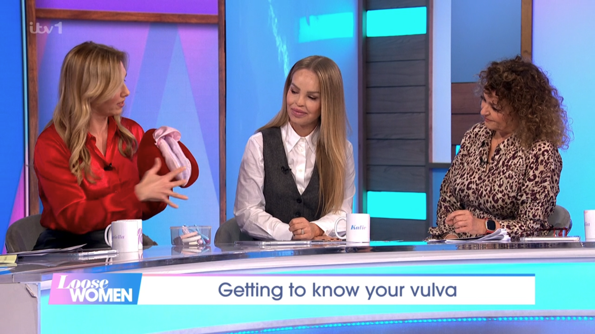 Wellness expert, Katie Piper and Nadia Sawalha on Loose Women