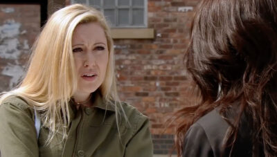 Coronation Street's Imogen annoyed