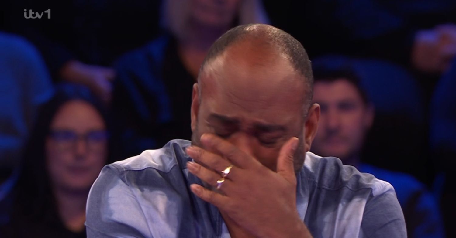 Rob on Deal or No Deal crying
