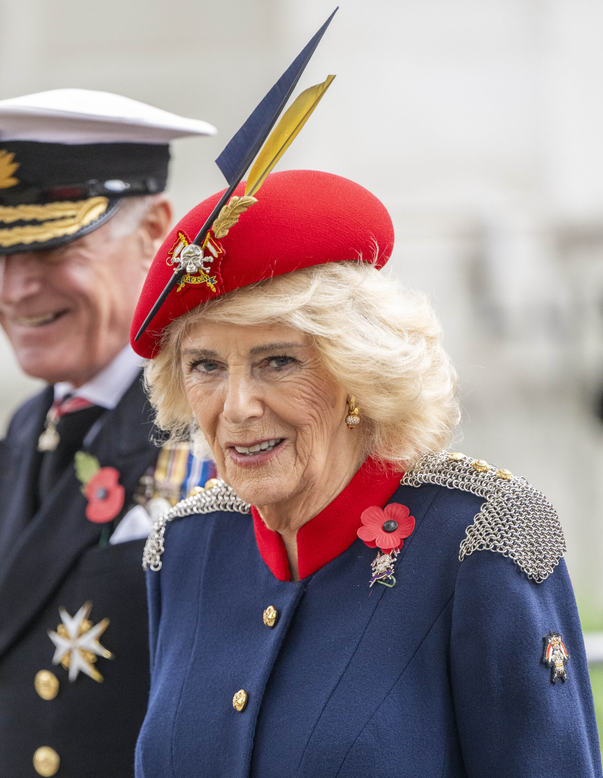 Queen Camilla during Remembrance event