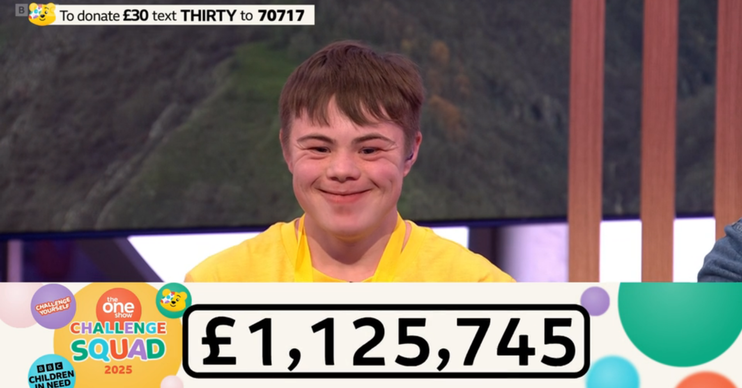 Lloyd from The One Show's Challenge Squad