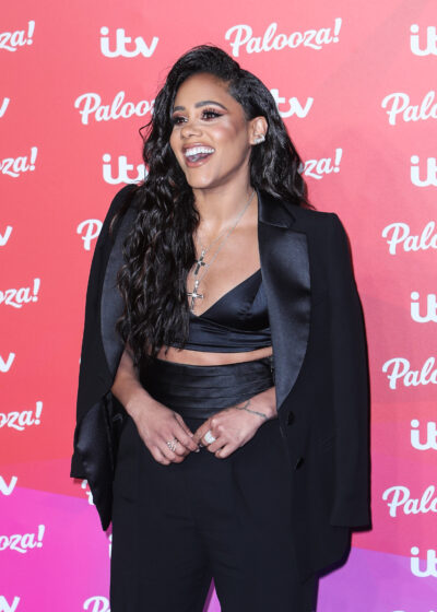 Alex Scott on the red carpet