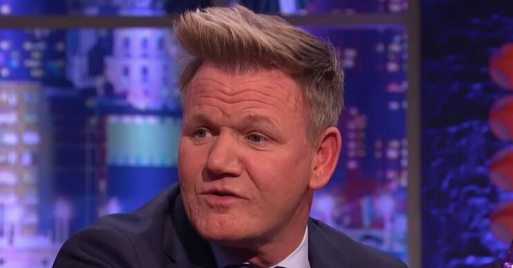 Gordon looking serious