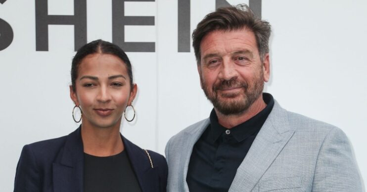 Nick Knowles and his wife