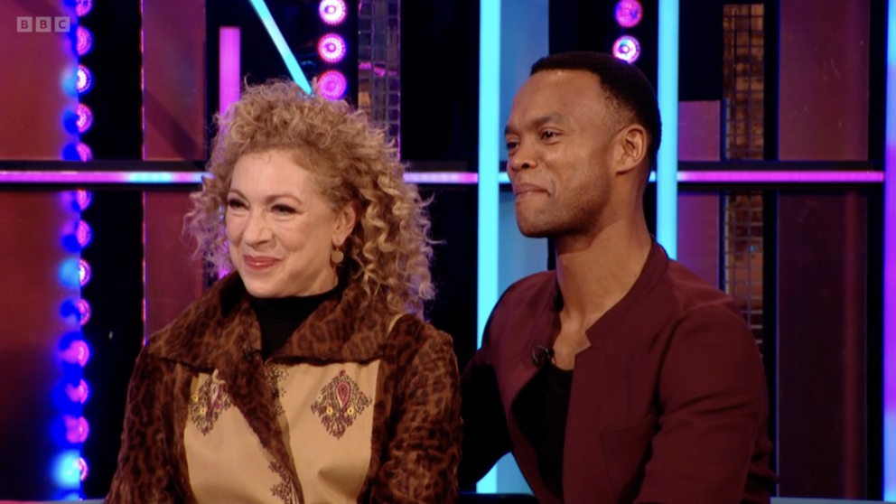 Alex Kingston and Johannes on It Takes Two 