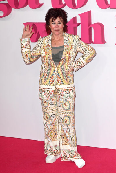 Ruby Wax smiling on the red carpet