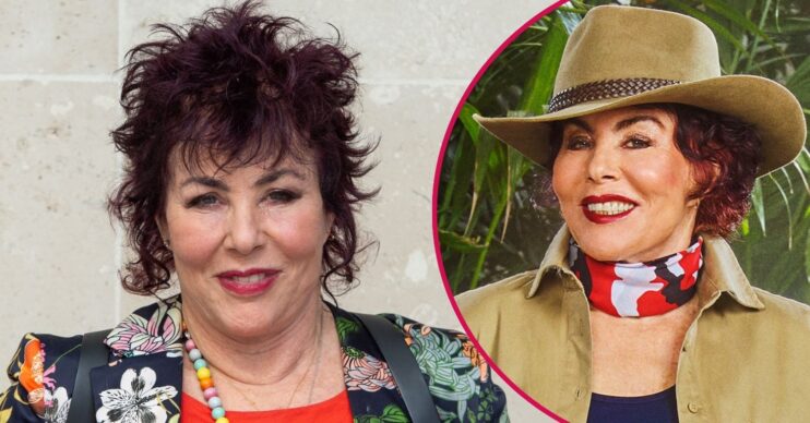 Ruby Wax smiling on the red carpet / Ruby smiling in an I'm A Celebrity promo picture