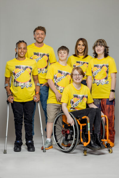 BBC Children in Need's Challenge Squad with Alex Jones and Roman Kemp