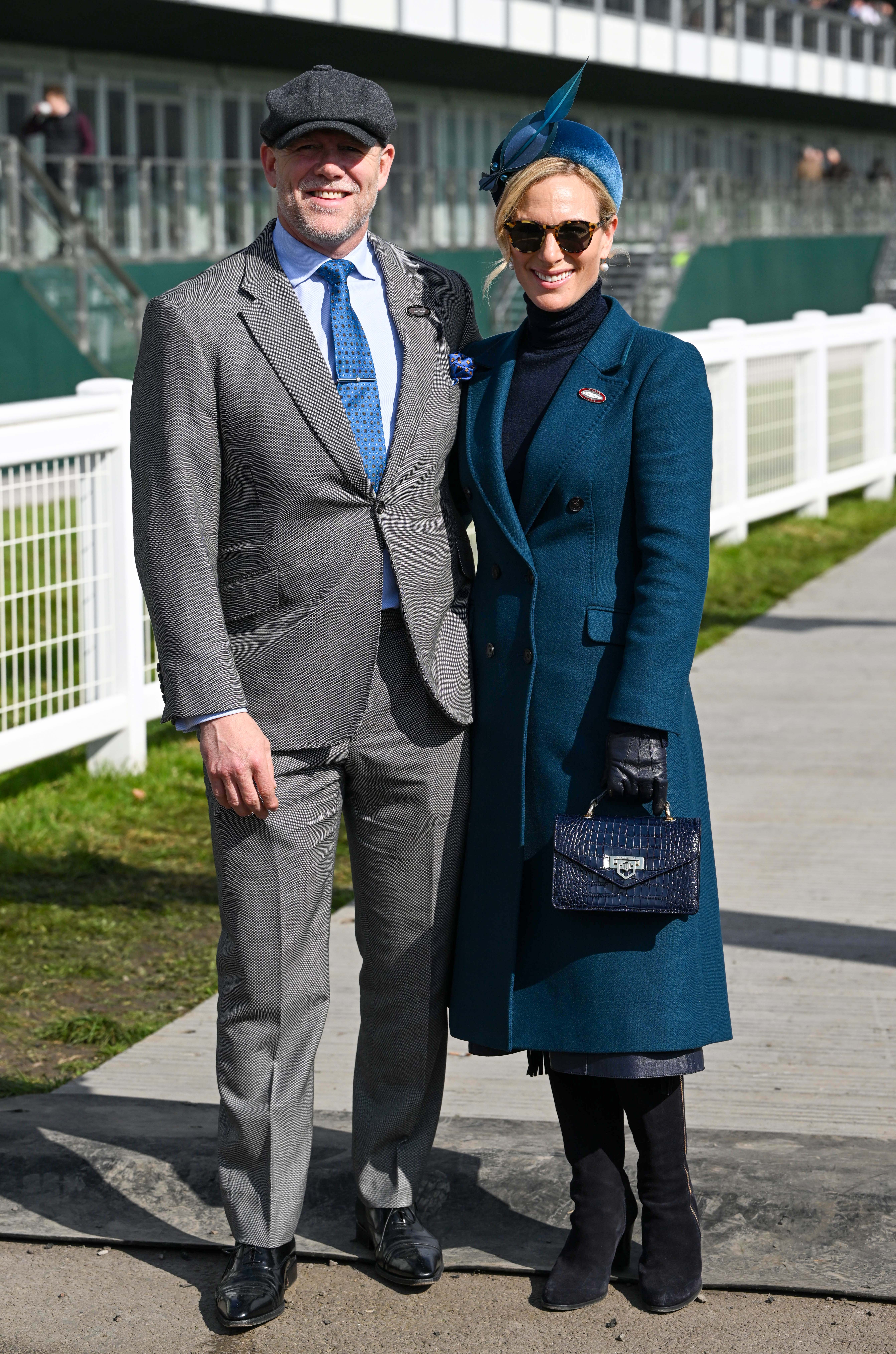 Mike Tindall and Zara at Cheltenham Festival