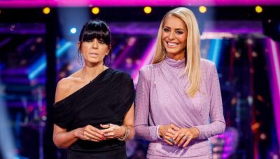 Claudia Winkleman and Tess Daly on Strictly Come Dancing